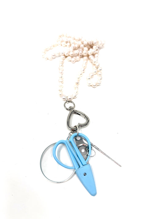 Kelli’s Fresh Water Pearls Chatelaine -7-8mm