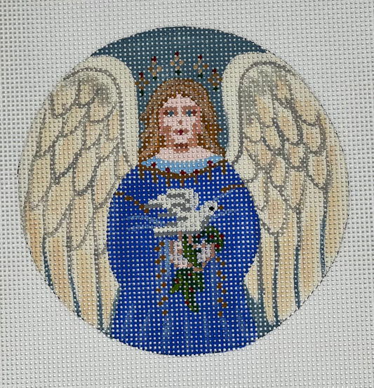 TTOR222- Dove Angel, ornament