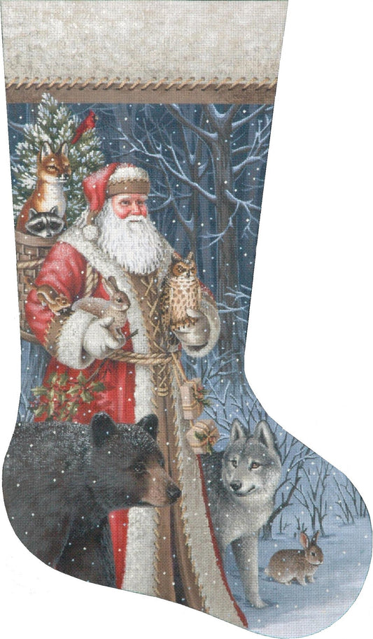 TTAXS440-13 - Woodland Territorial Santa Stocking