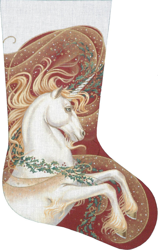 TTAXS422 - Christmas Unicorn Stocking
