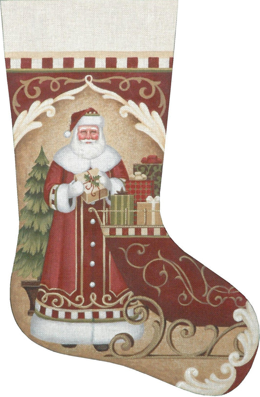 TTAXS448 - Santa's Red Sleigh Stocking
