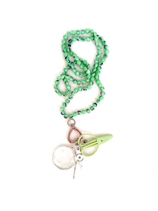 Gemstone Chatelaine - Sweet Pea