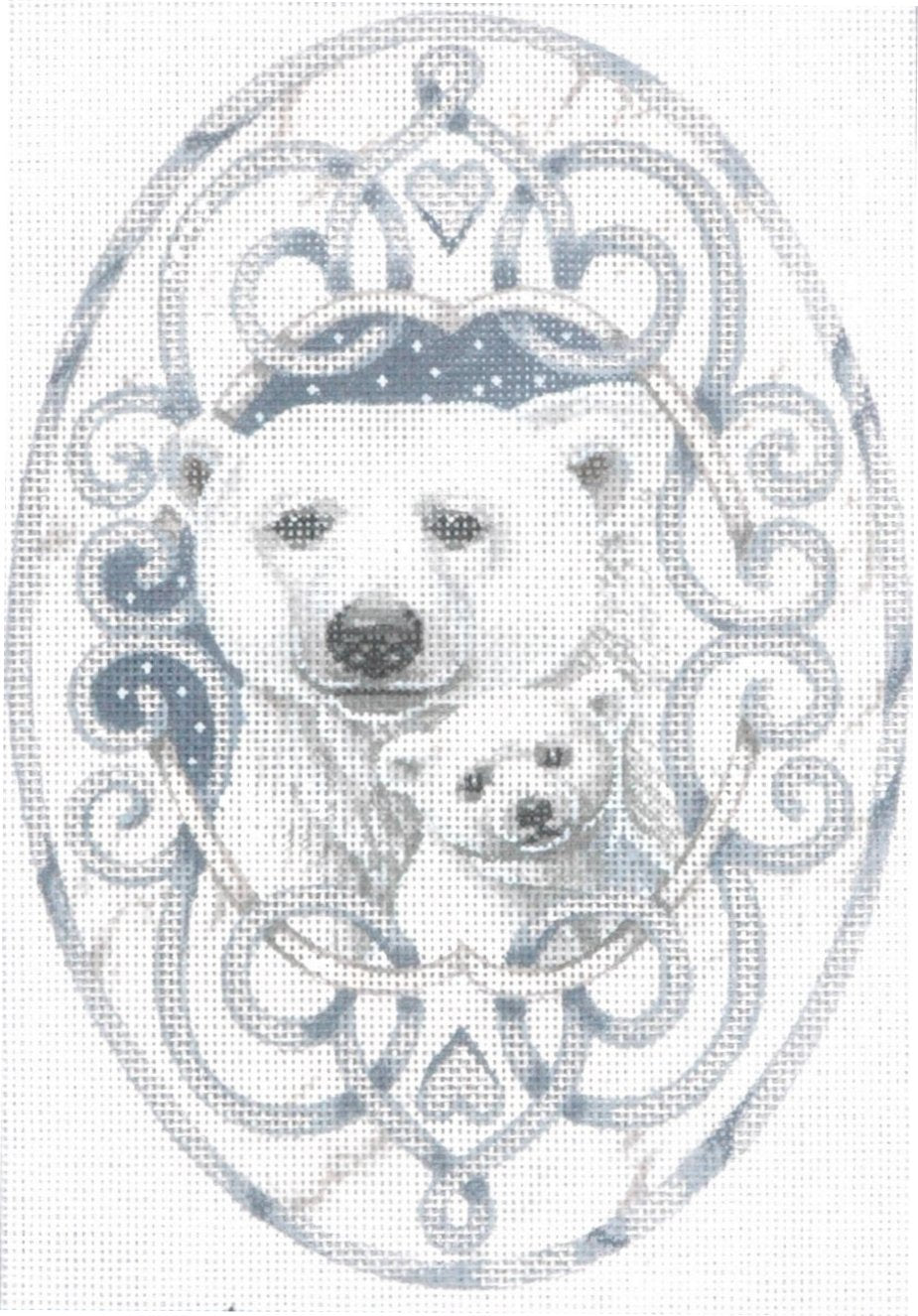 TTOR183 - Polar Bear and Cubs Ornament