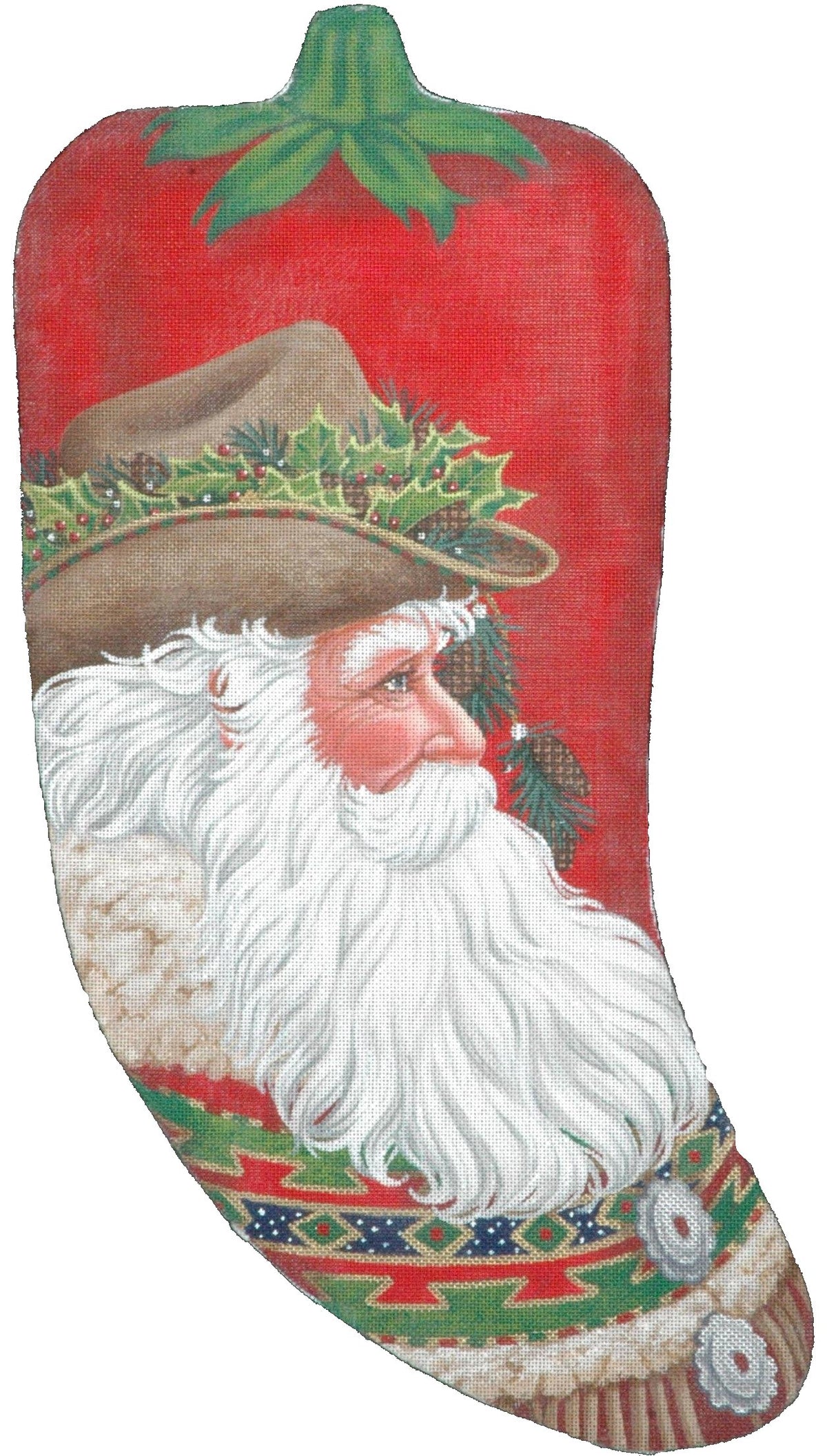 TTAXS333 - Santa Pepper Sock Stocking