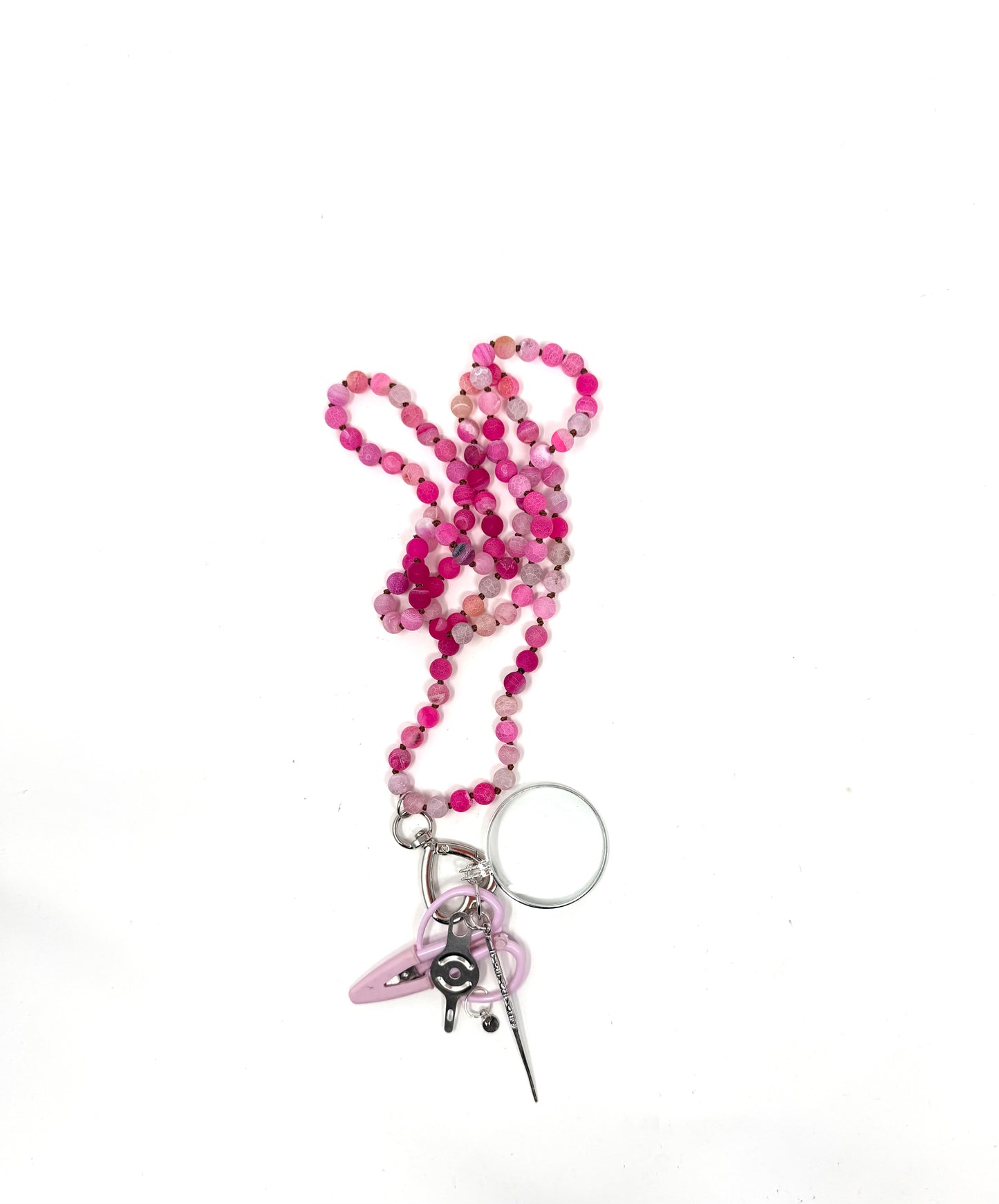 Gemstone Chatelaine - Matte Multi Pink