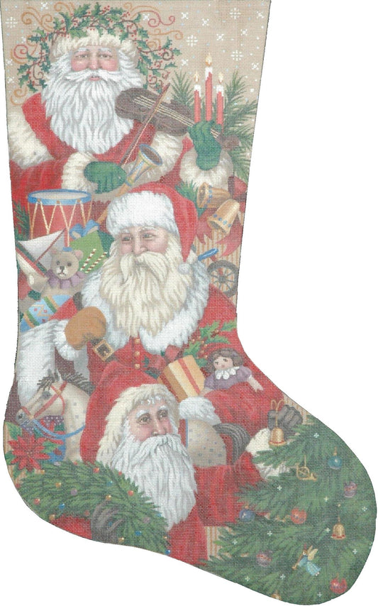 TTAXS278 - Victorian Parade Of Santas Stocking
