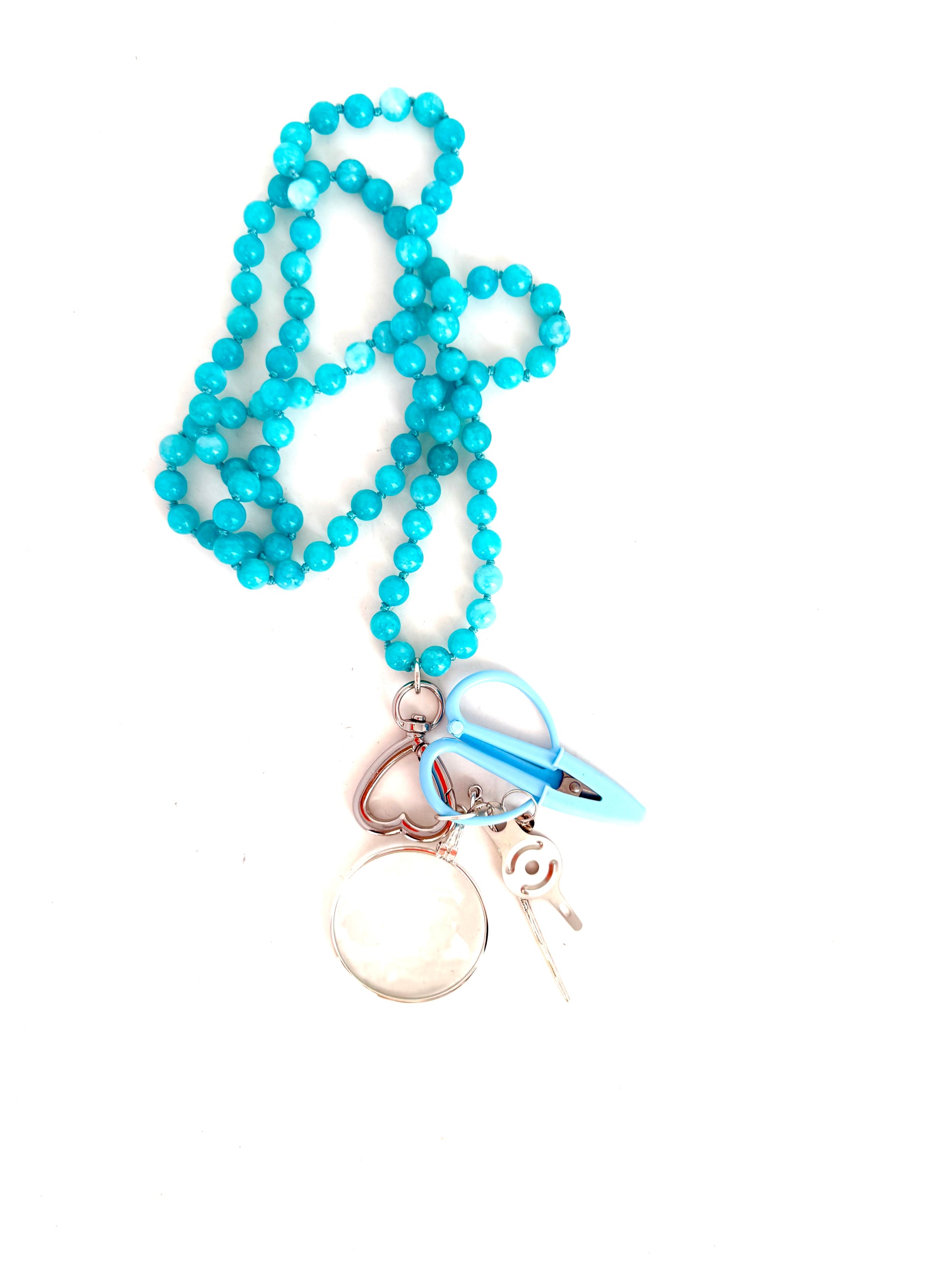 Gemstone Chatelaine - Dot Com Blue