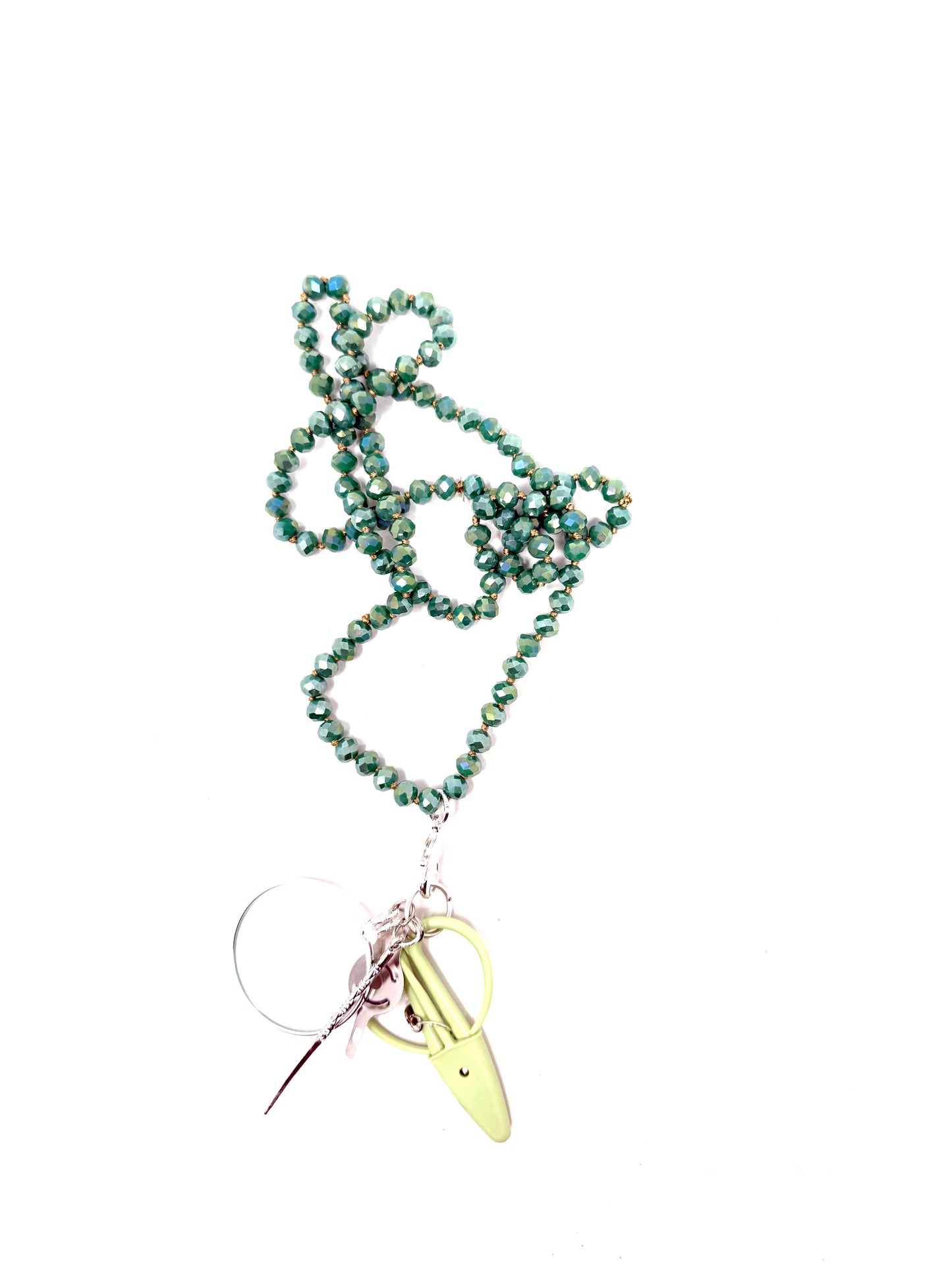 Up Up Chatelaine - Green Turquoise