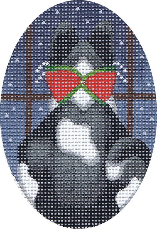 TTOR159-13 - Kitty and Window Ornament