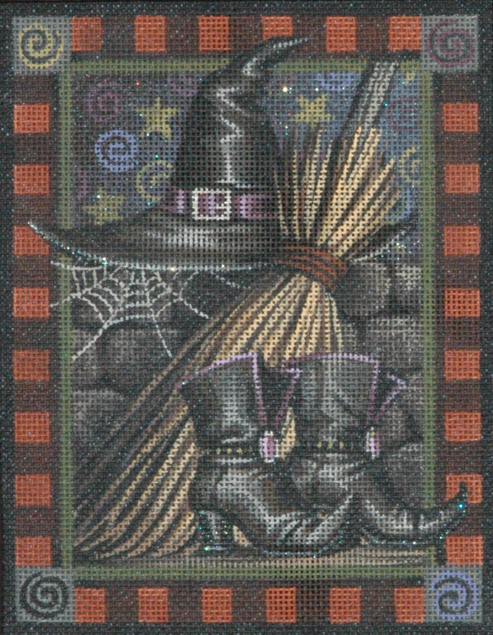 TTPC103-Witch, Hat, Broom and Shoes