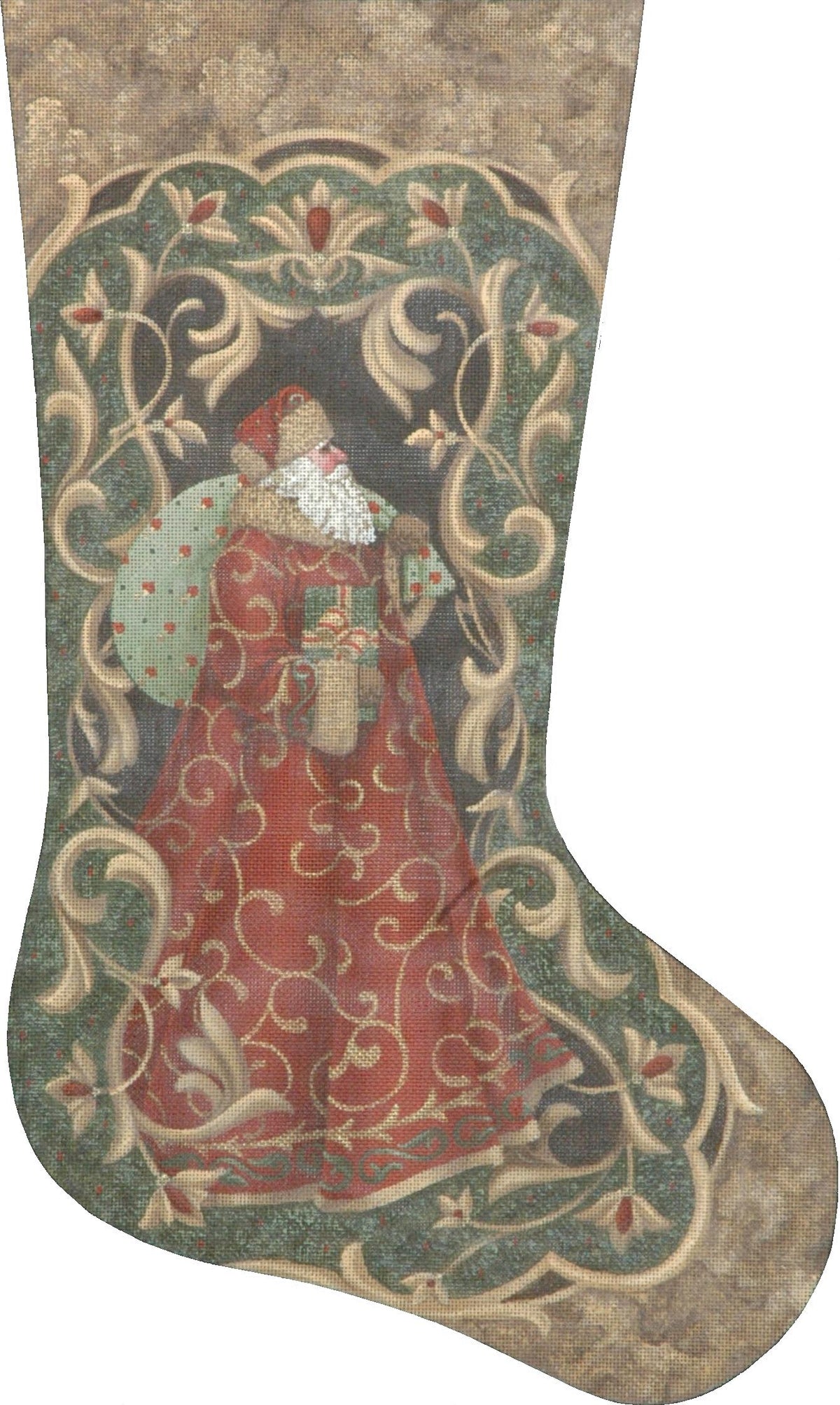 TTAXS417 - Vintage Santa Stocking