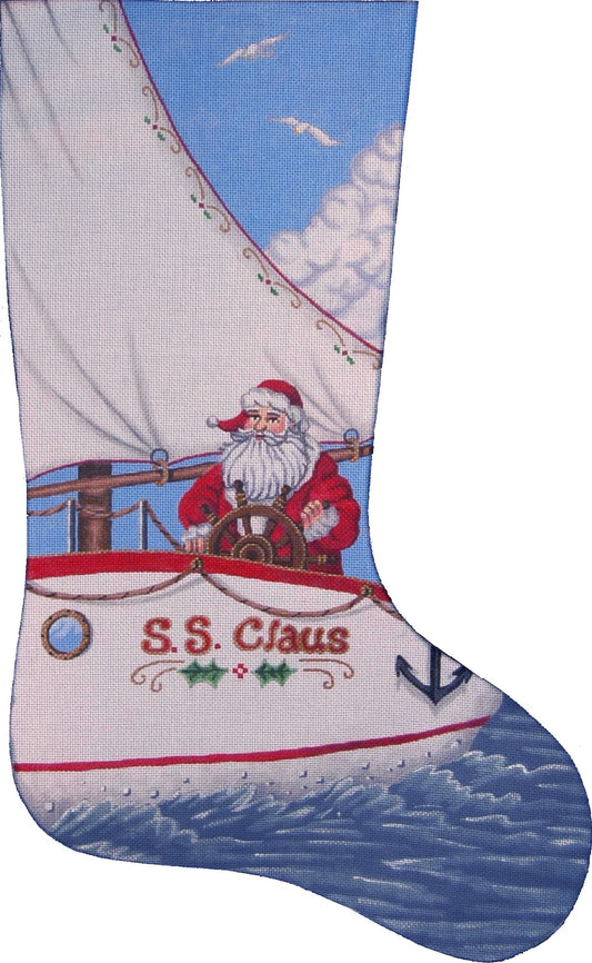 TTAXS202 - Santa Sailing Stocking