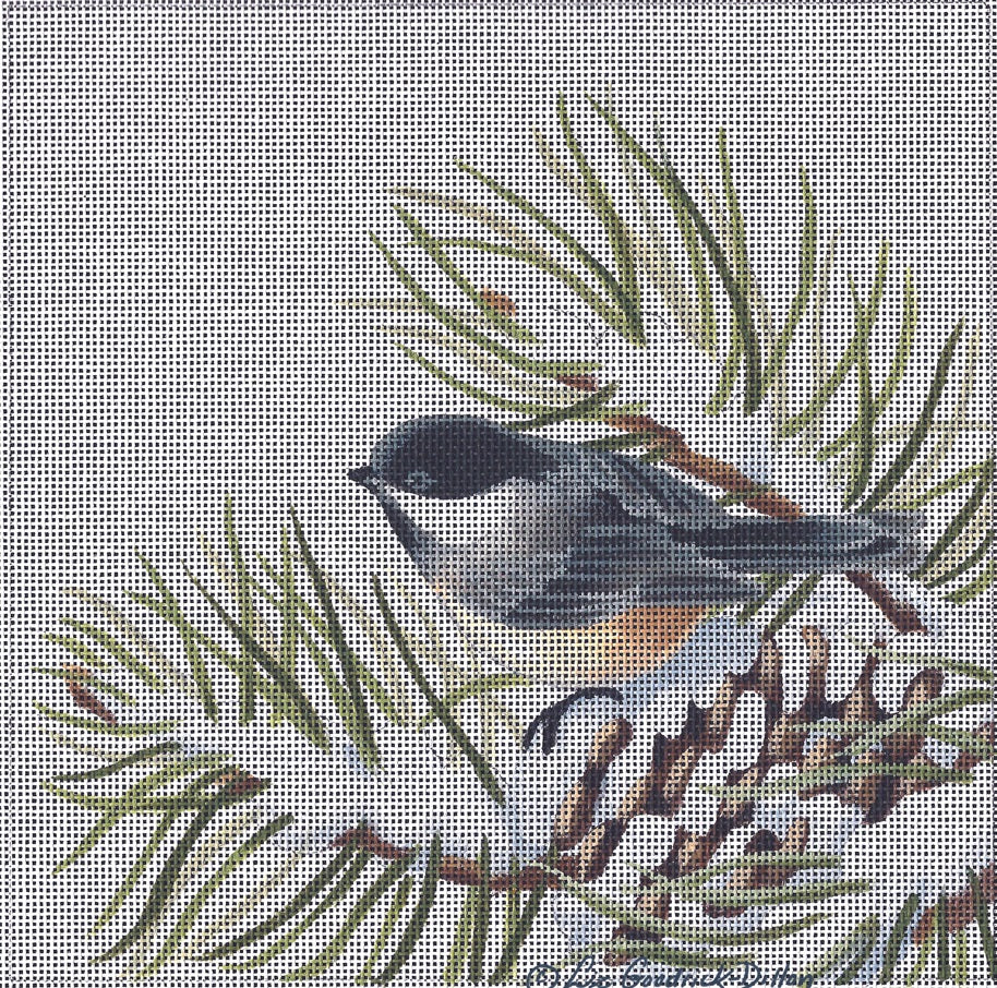 LGDSP409 - Chickadee in Winter Pine