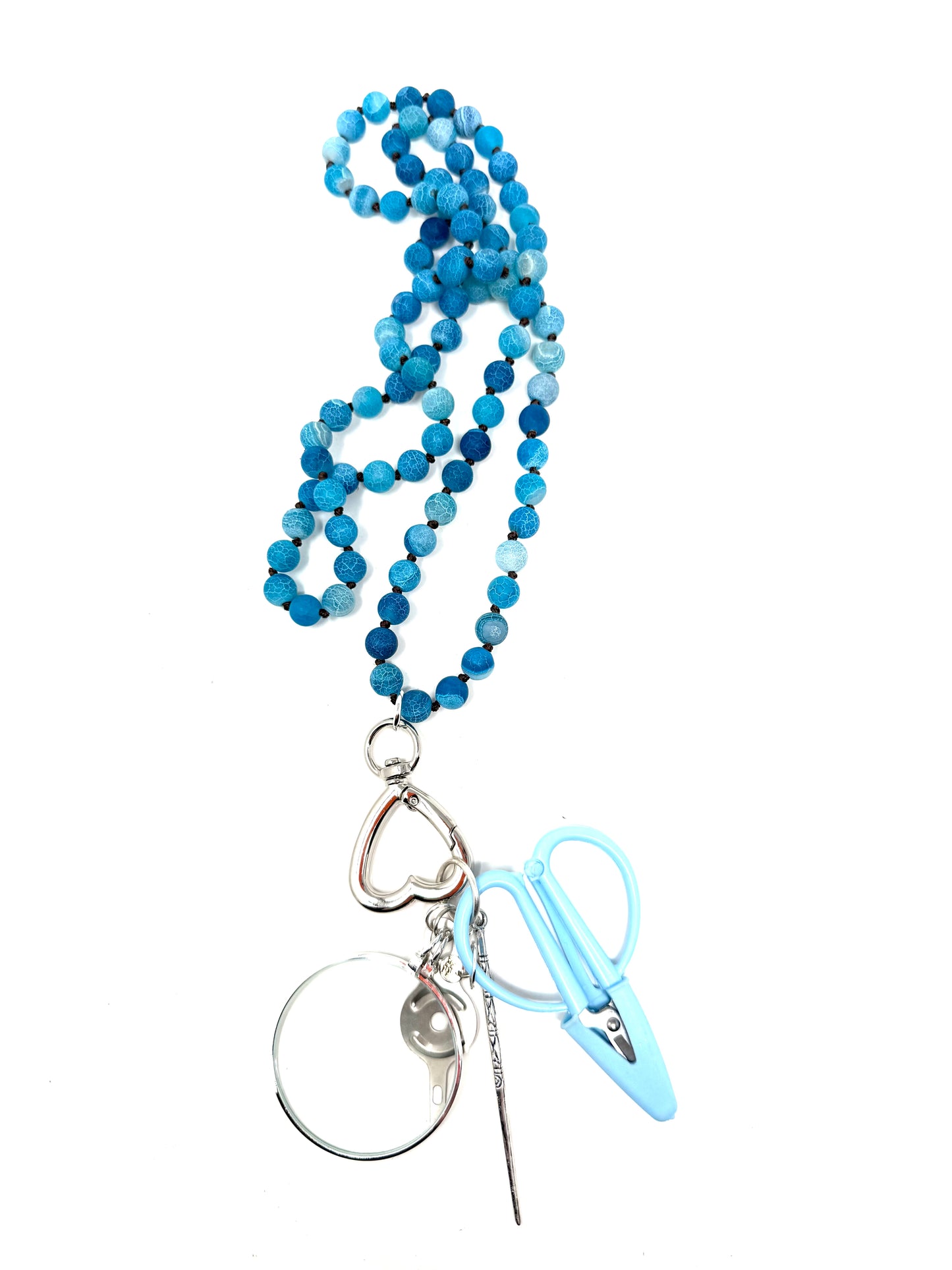 Gemstone Chatelaine - Matte Multi Turquoise
