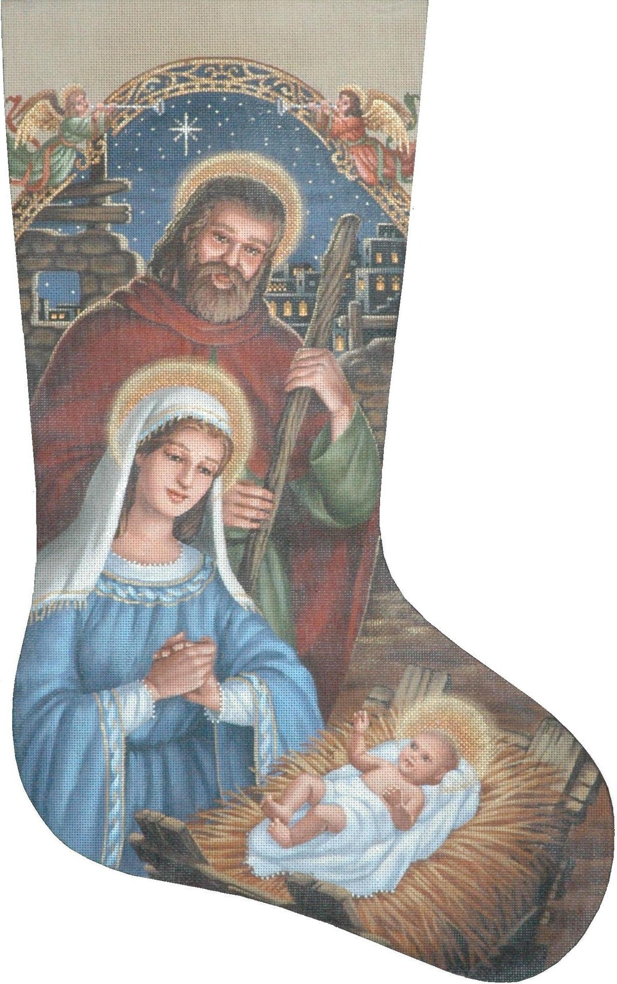 TTAXS345 - Mary, Joseph & Baby Stocking
