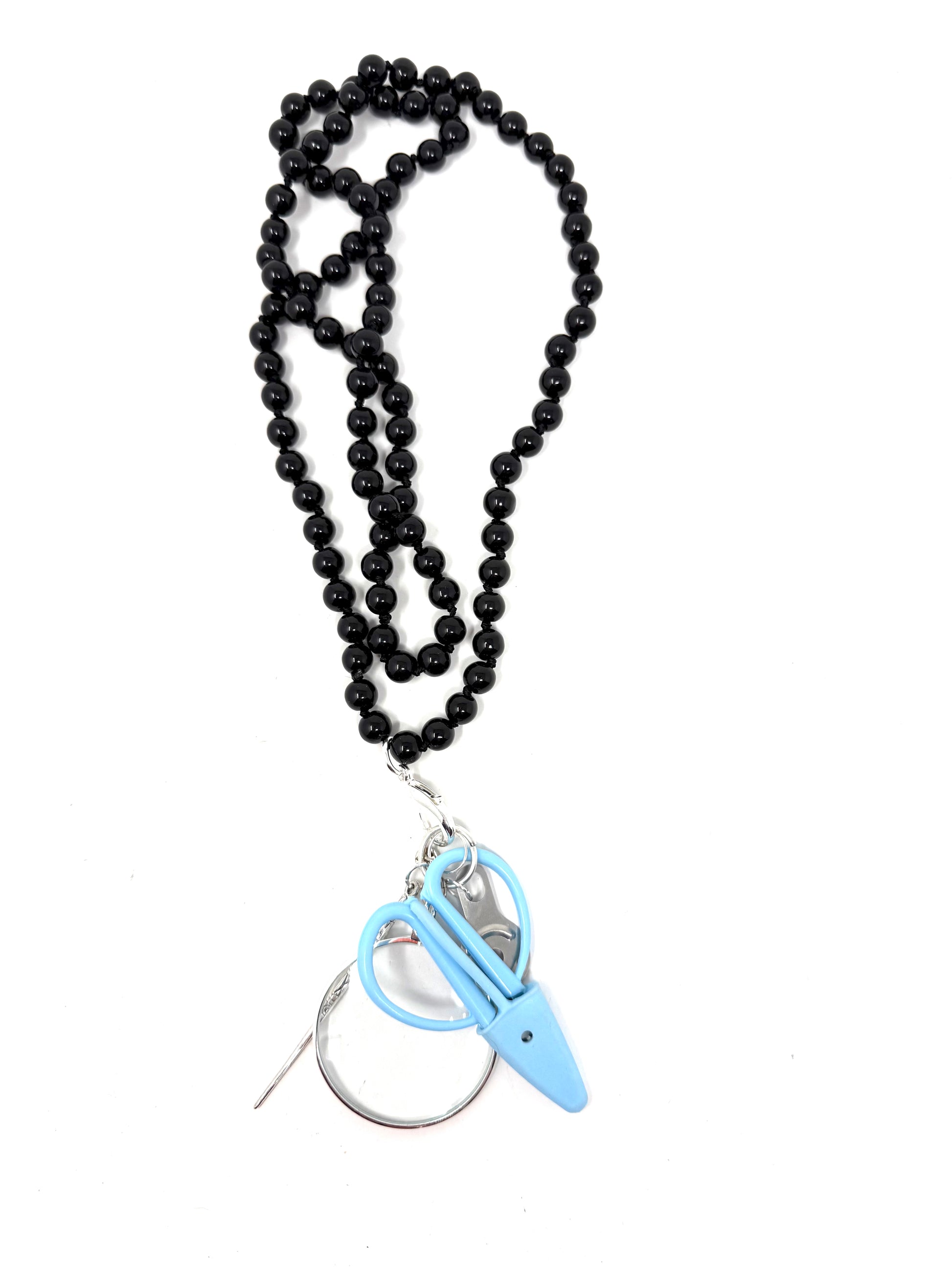 Up Up Chatelaine -Black Beads