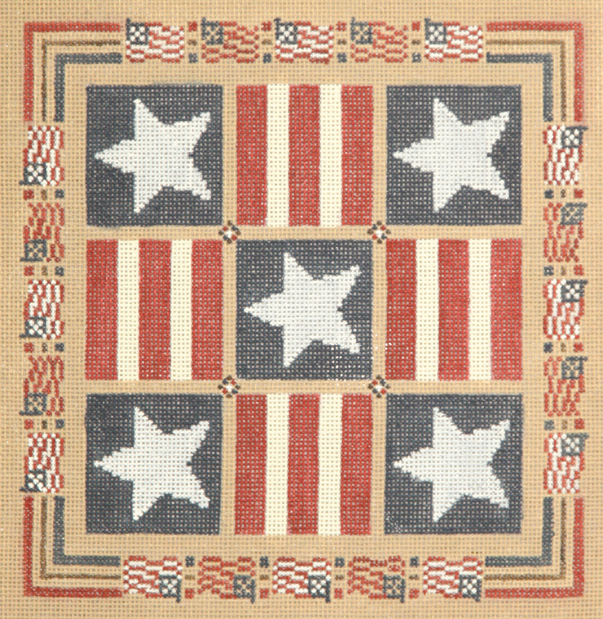 TTAG116-13 - Stars and Stripes Tic Tac Toe