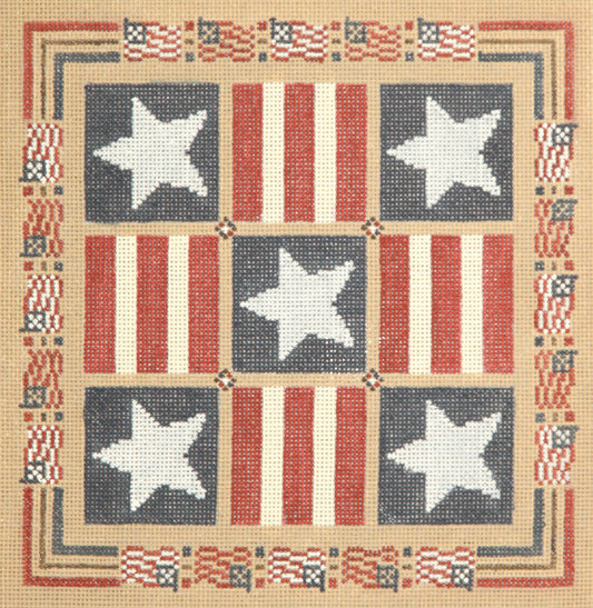 TTAG116-13 - Stars and Stripes Tic Tac Toe