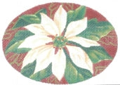TTOR140 - White Poinsettia Ornament