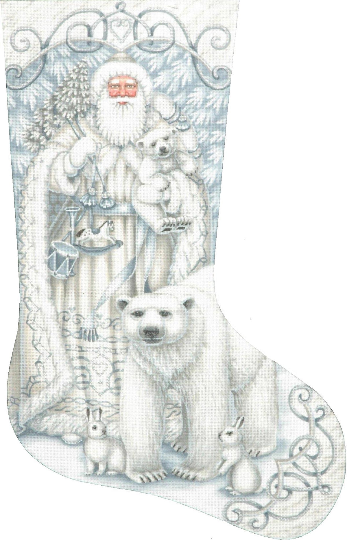 TTAXS356 - Santa and Arctic Friends Stocking