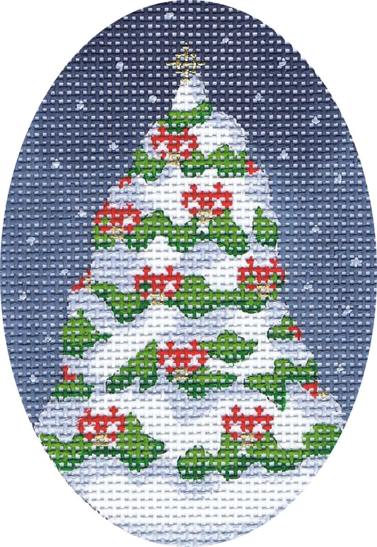 TTOR167-13 - Tree and Red Bows Ornament