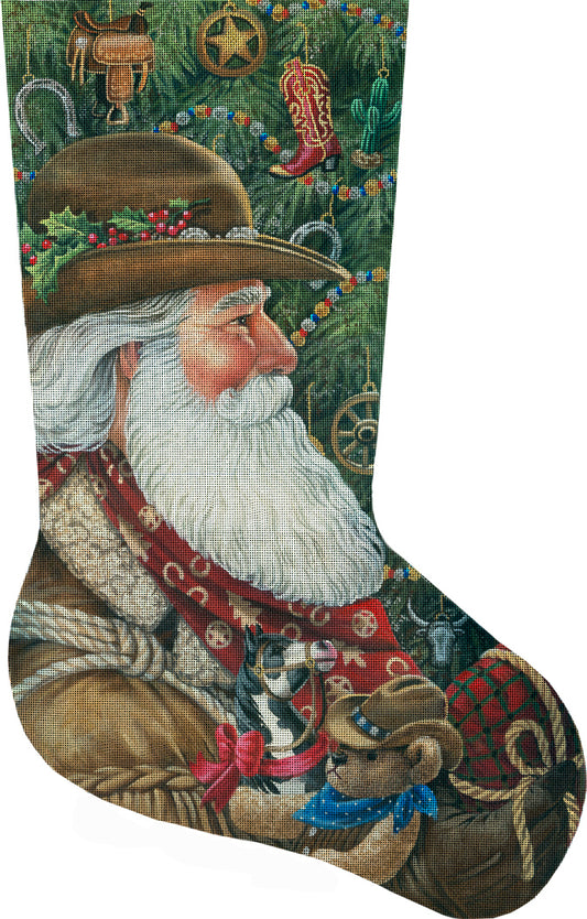LGDAXS471 - Western Santa Stocking