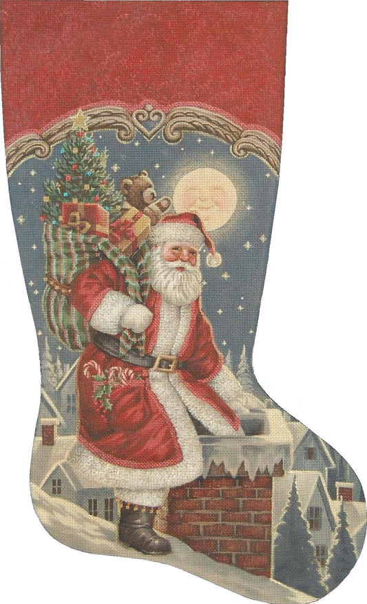 TTAXS427 - Santa Sneaks In Stocking