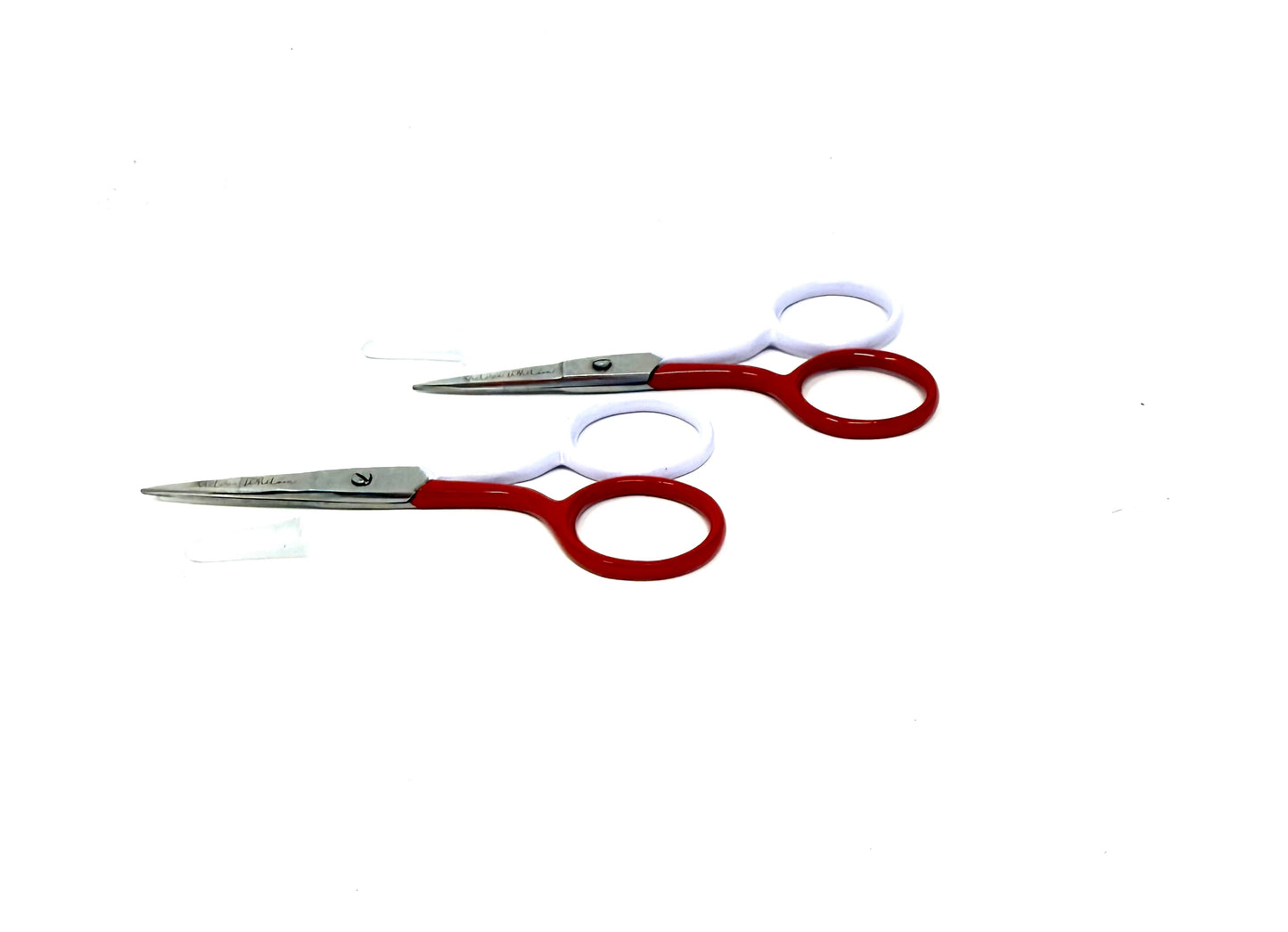3.5” Striped Scissors in Red & White -Sold in 4 Pieces