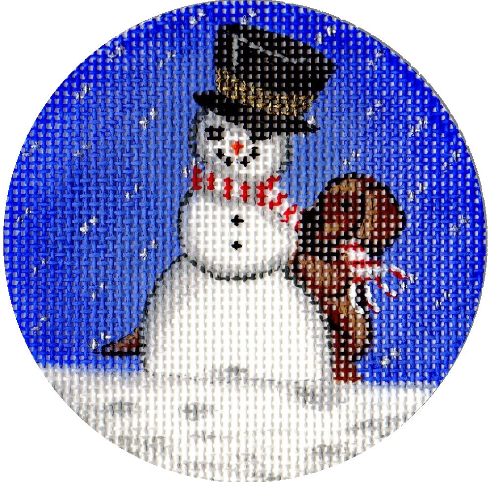 TTOR214- Snowman with Pup
