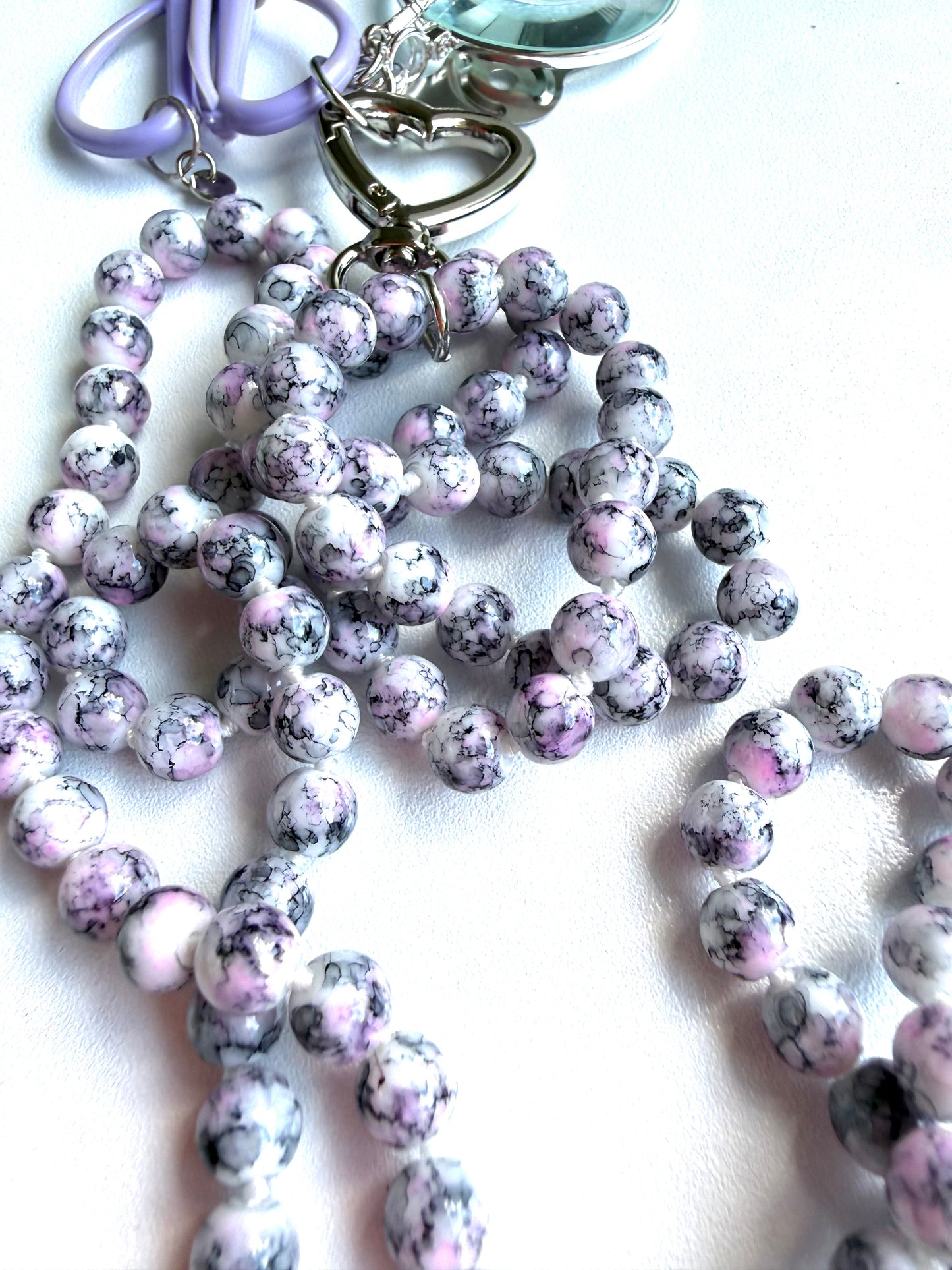Gemstone Chatelaine - Lavender Lemonade