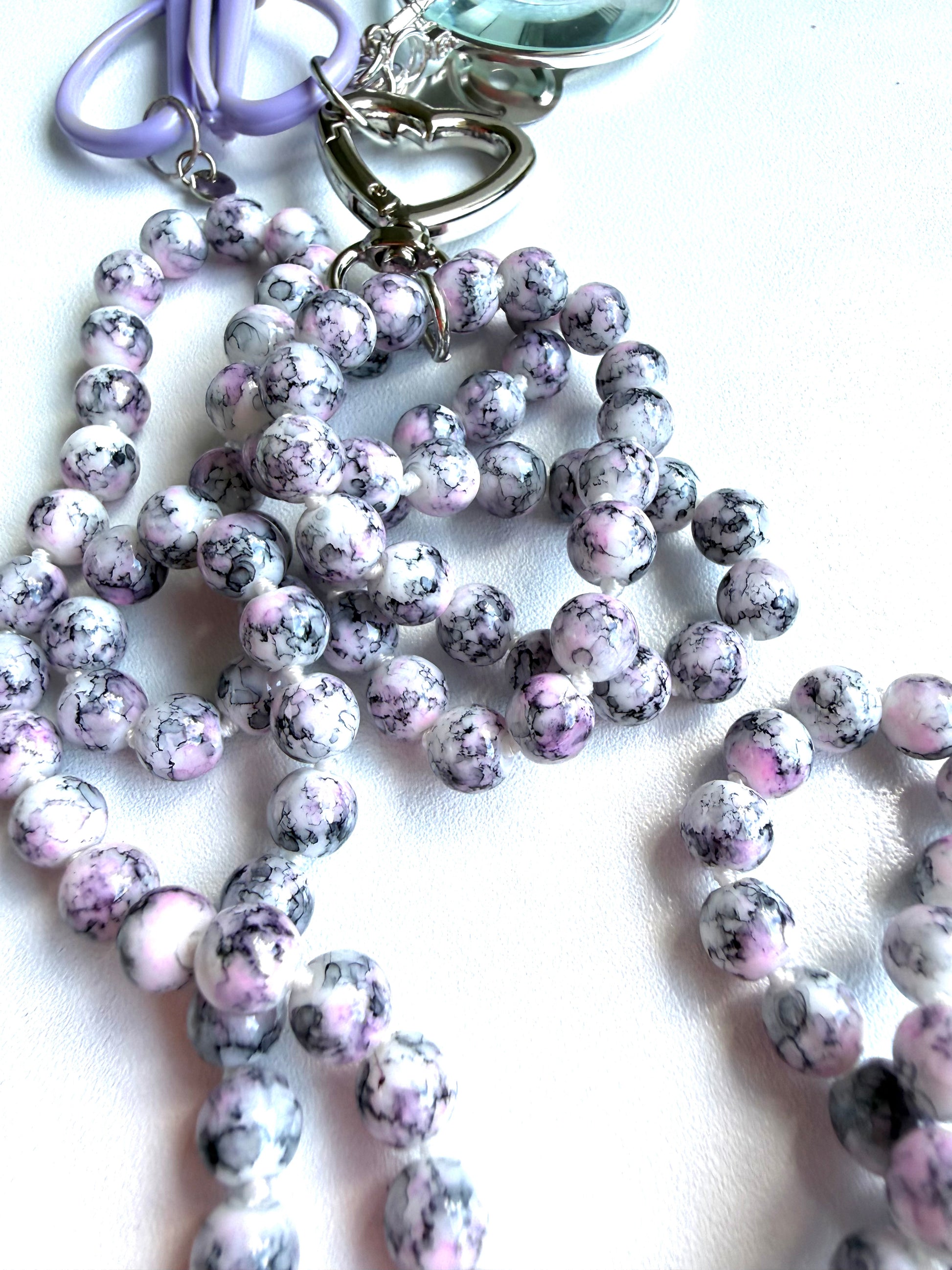 Gemstone Chatelaine - Lavender Lemonade