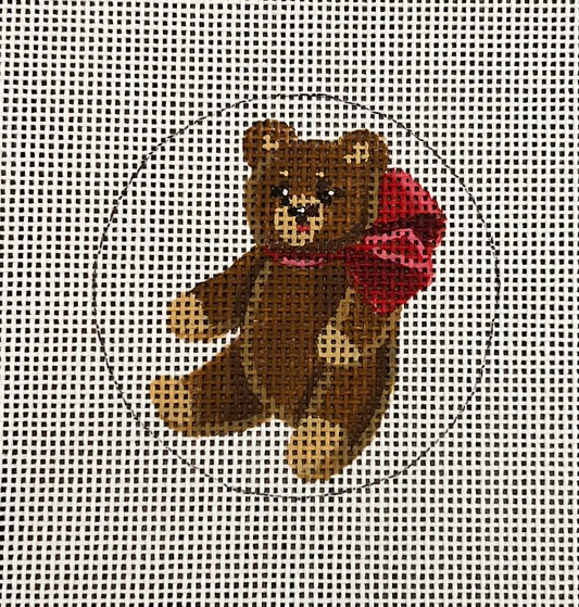 TTOR179c - Red Bow Teddy Ornament