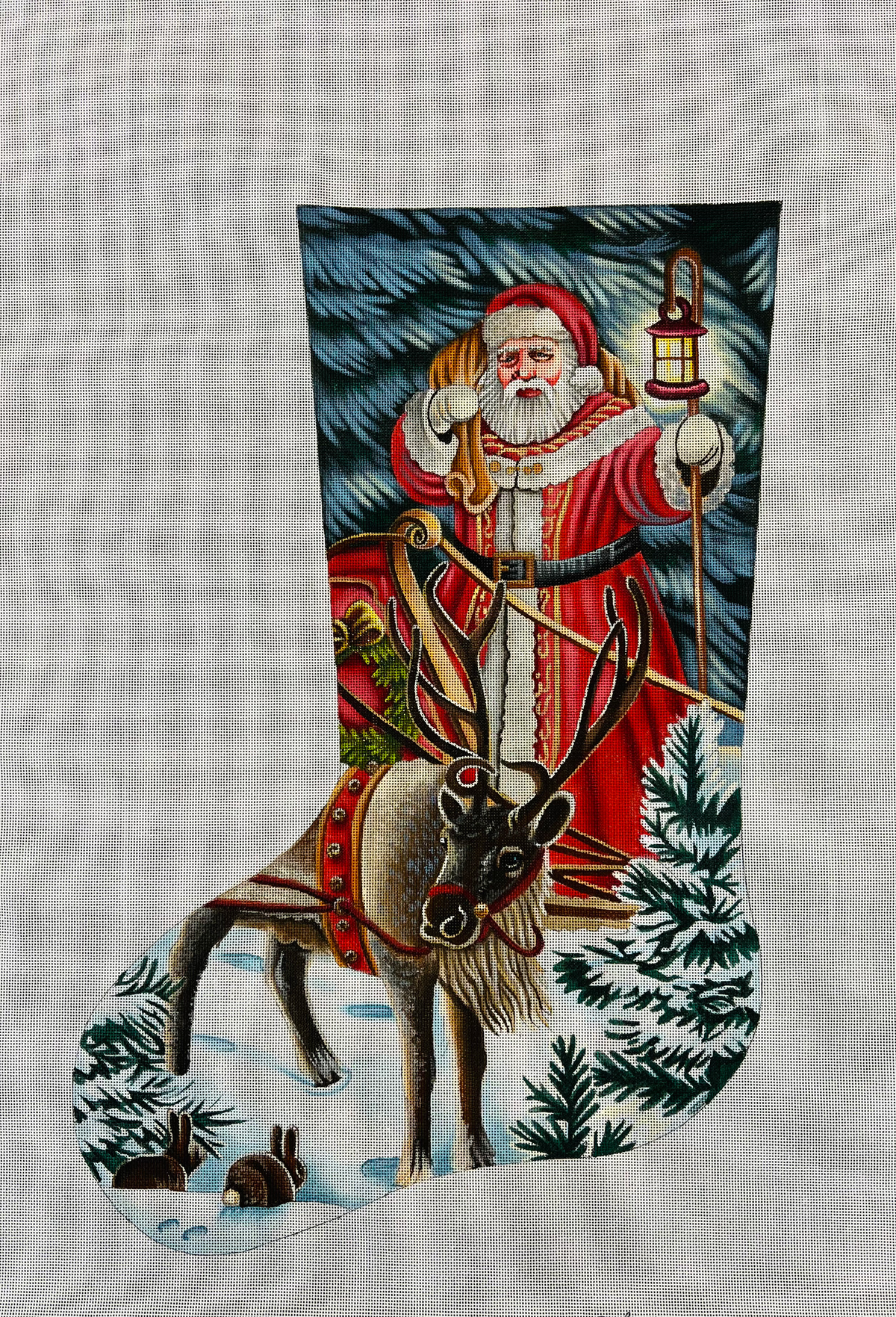 LGDAXS459- Night Time Greeting Stocking-LEFT
