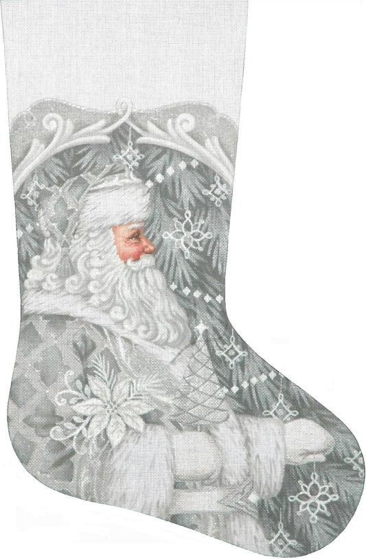 TTAXS429 - Silver Santa Stocking