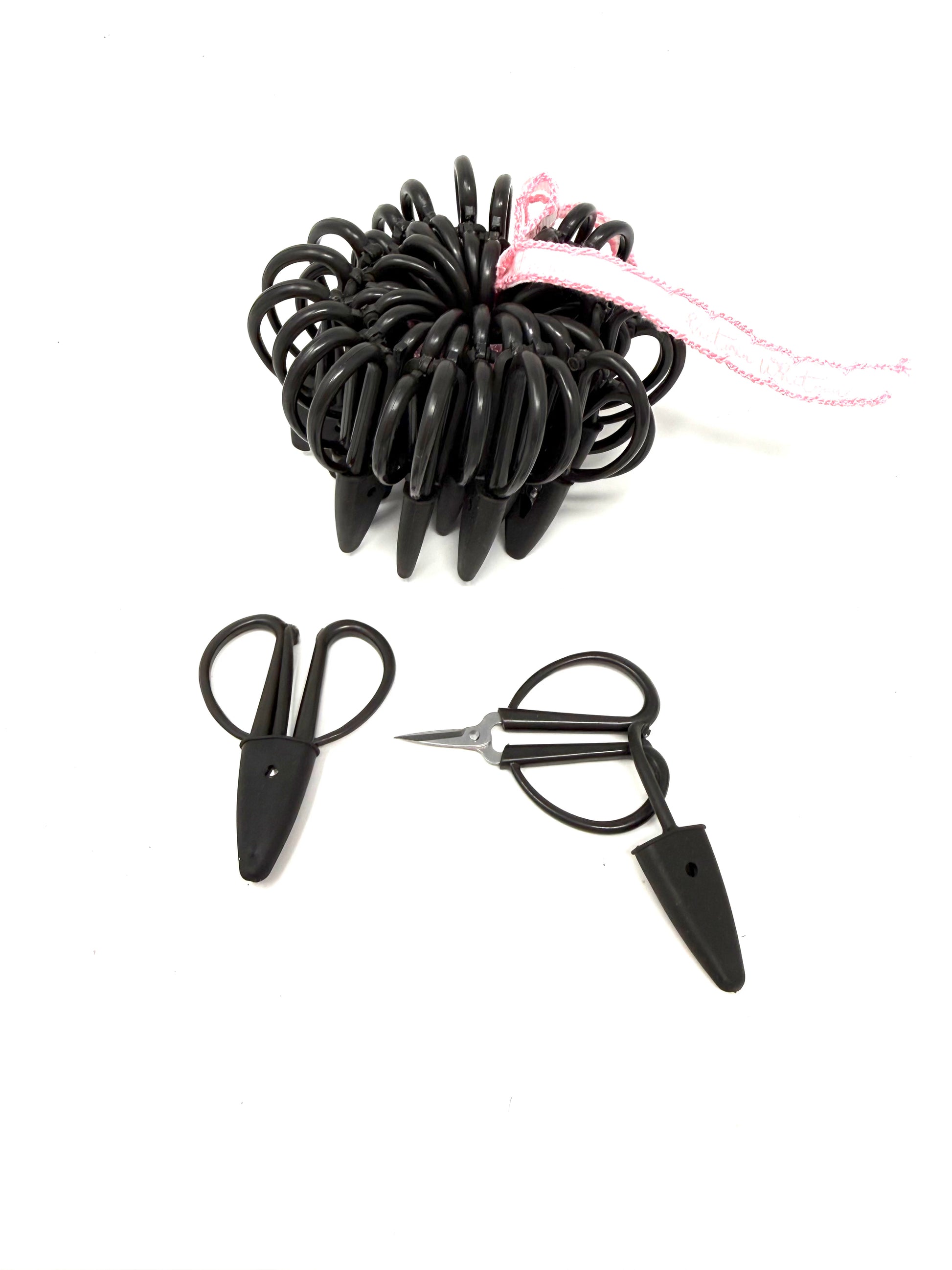 Blossom of Mini Scissors: Deep Black Space-Blossom of 25 Pieces