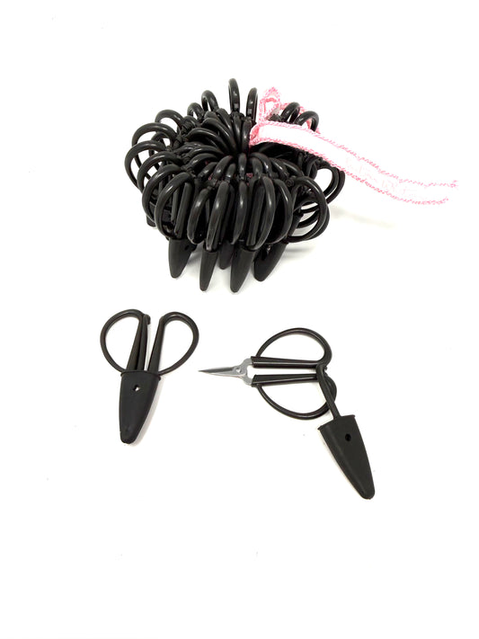 Blossom of Mini Scissors: Deep Black Space-Blossom of 25 Pieces