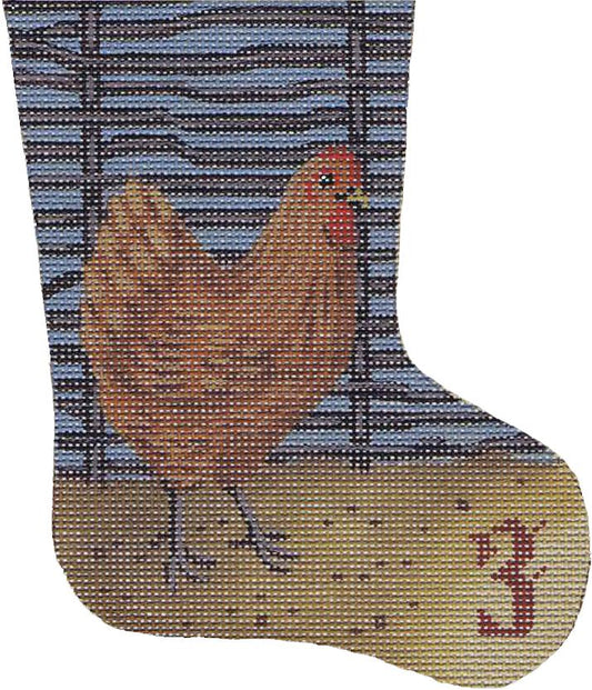 TTAXO204 - Day 3 - French Hen Mini Stocking