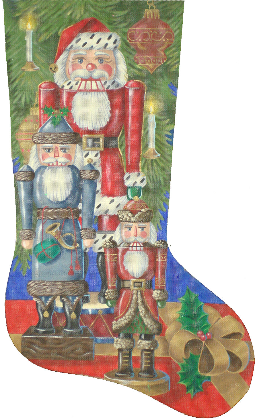 TTAXS244-13 - Santa Nutcrackers Stocking