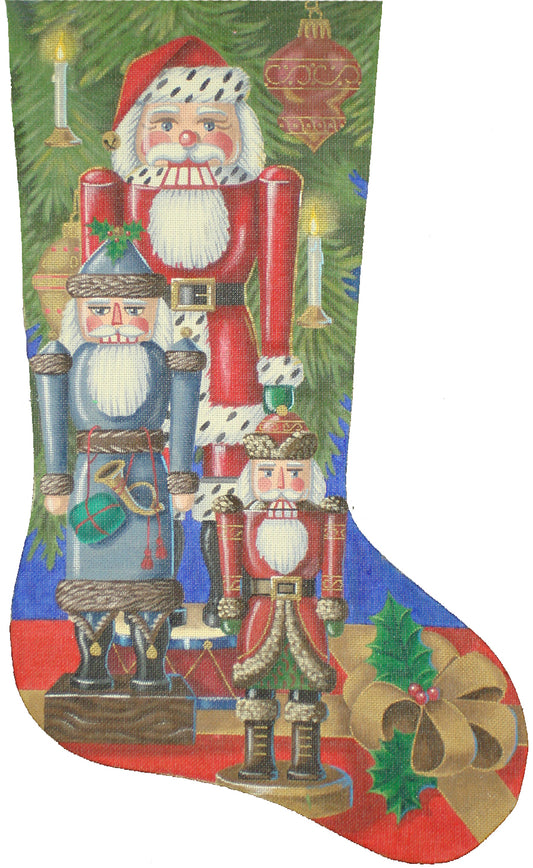 TTAXS244-13 - Santa Nutcrackers Stocking