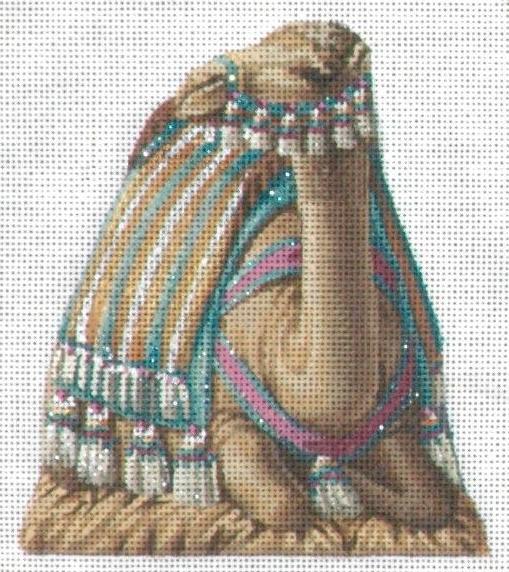 TTNA2127 - Blue and Gold Camel Nativity Dolls