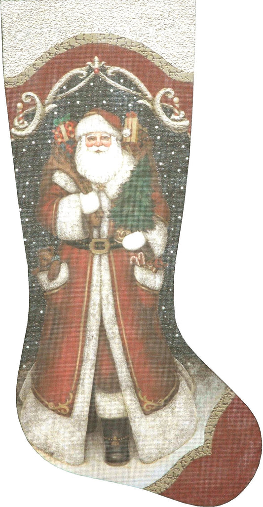 TTAXS396 - Santa Bearing Gifts Stocking