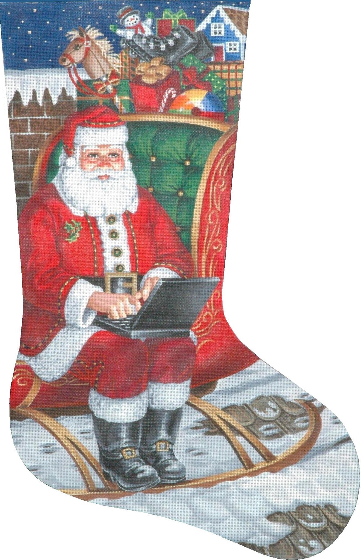 TTAXS337-13 - Laptop Santa Stocking