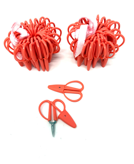 Blossom of Mini Scissors: Orange Cup Coral-Blossom of 25 Pieces