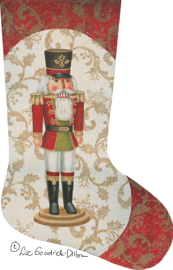 LGDAXS476 - Red Nutcracker Stocking
