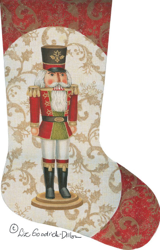 LGDAXS476 - Red Nutcracker Stocking