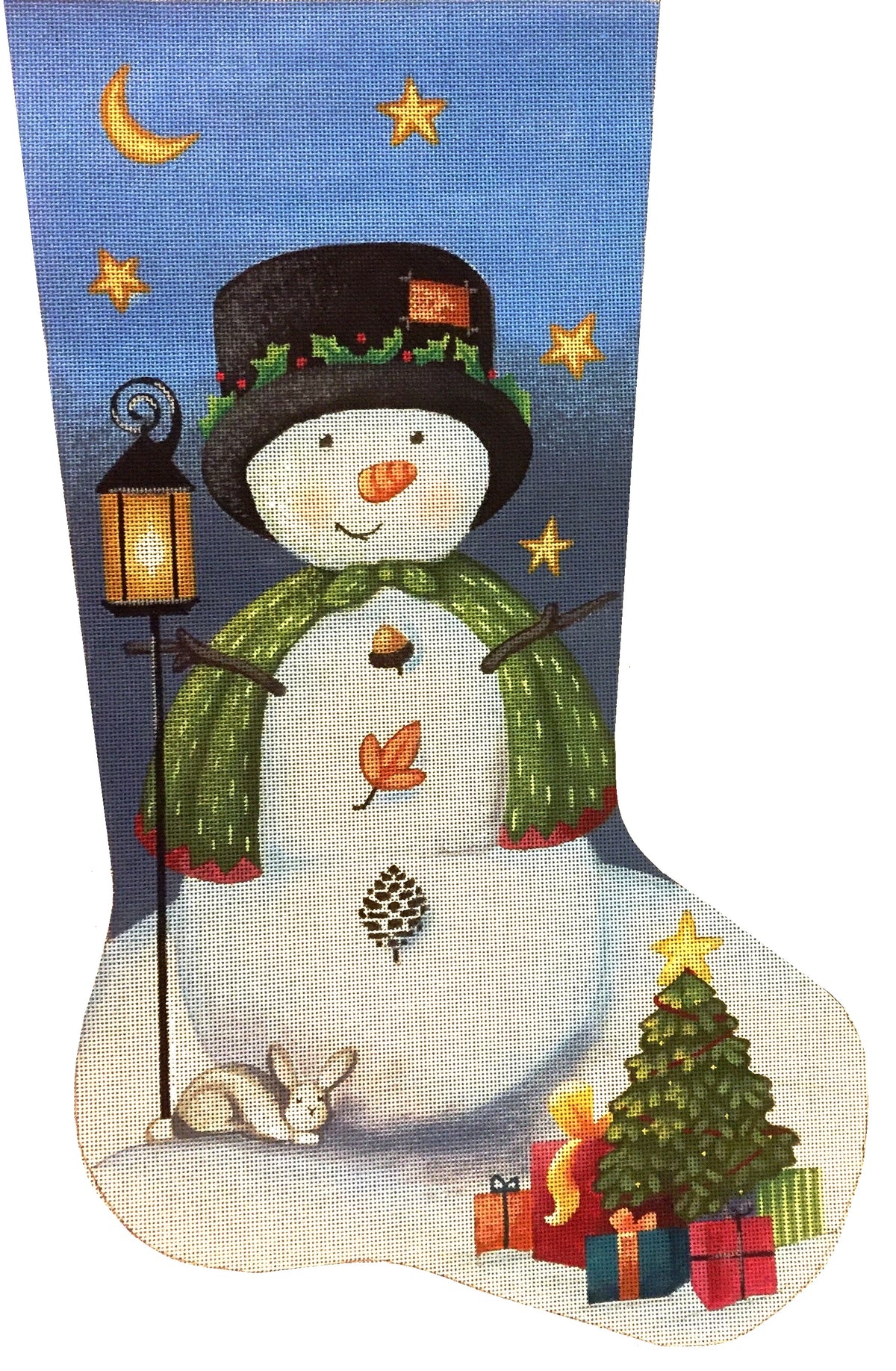 ADXS104 - Starry Night Snowman Stocking