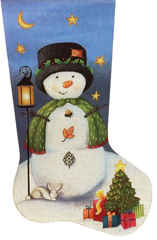 ADXS104 - Starry Night Snowman Stocking