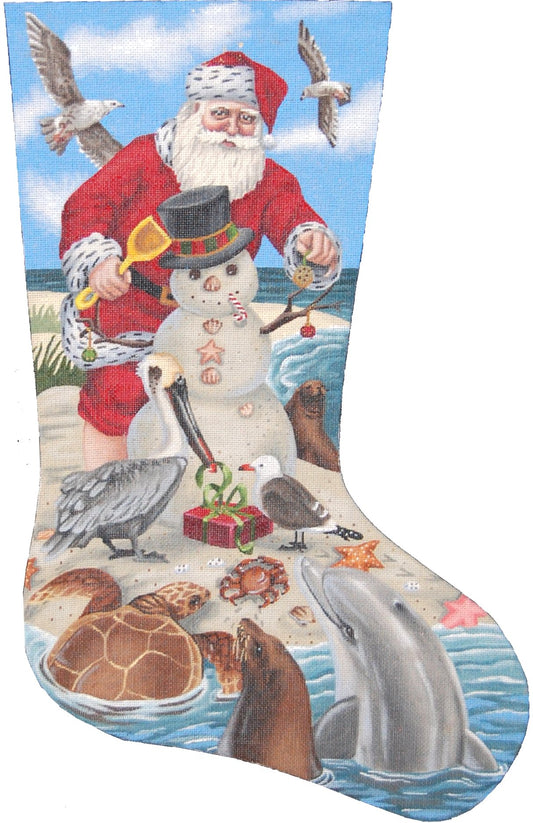 TTAXS272-13 - Santa Seashore Stocking