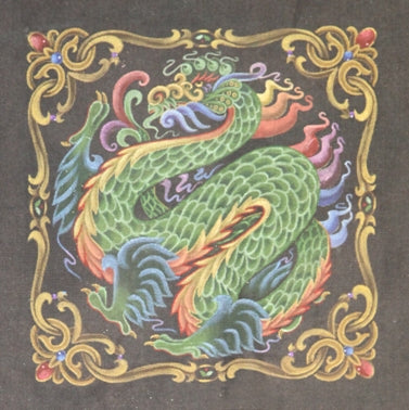 TTAP213- Dragon Square, White