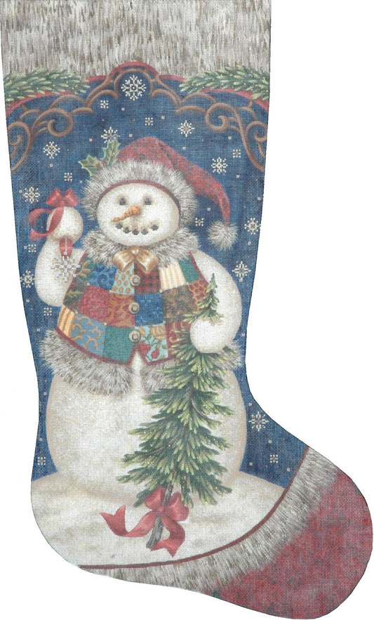 TTAXS404 - Patchwork Snowman Stocking